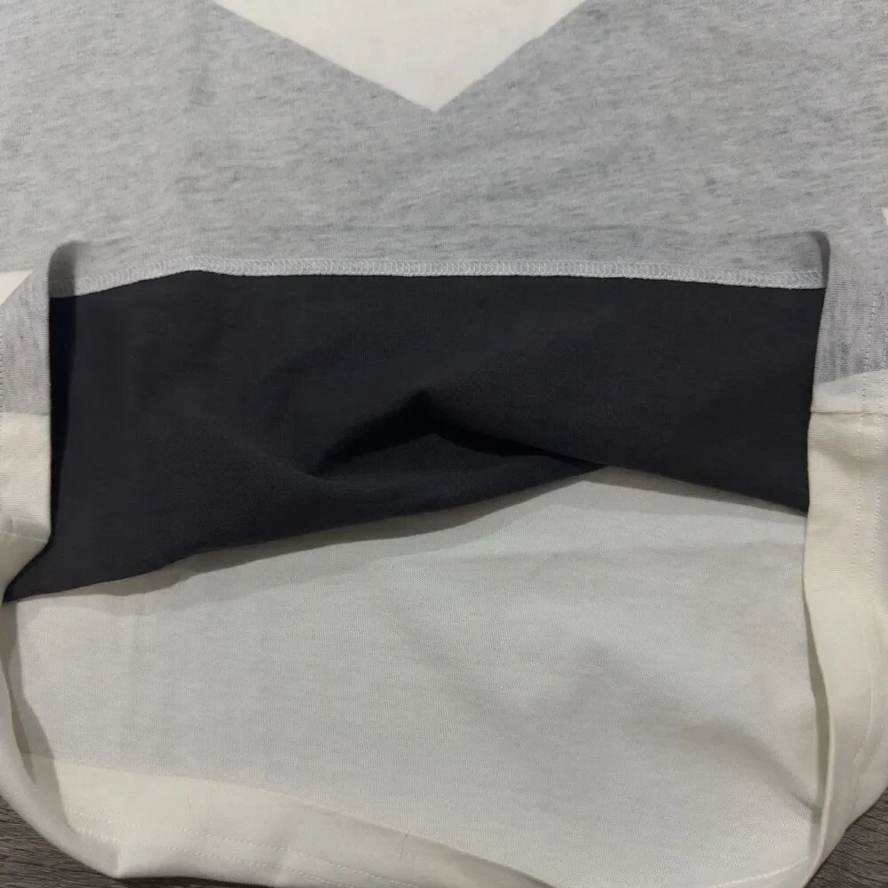 Adidas Graphic T Shirt Colorblock Oversized Trefoil Streetwear NWT S/M New